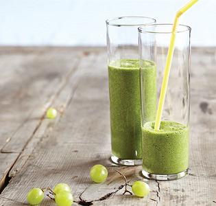 Druiven spinazie smoothie