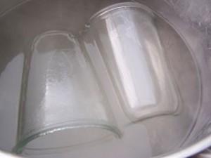 Steriliseer de weckpotten