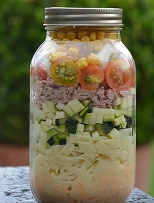 Pasta met tonijn salade
