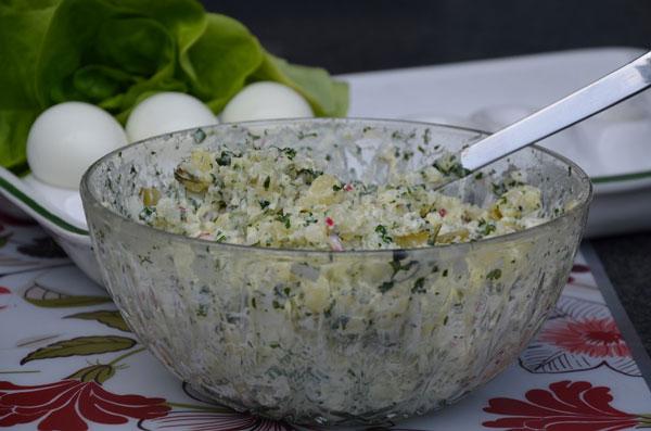 Aardappelsalade maken