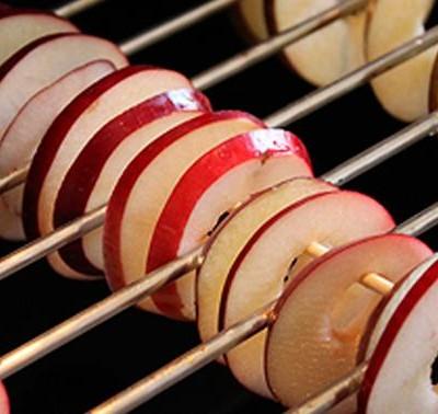 Appels drogen in de oven
