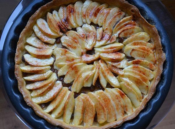 Appeltaart met zanddeeg
