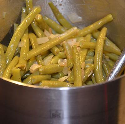 Boontjes met nootmuskaat