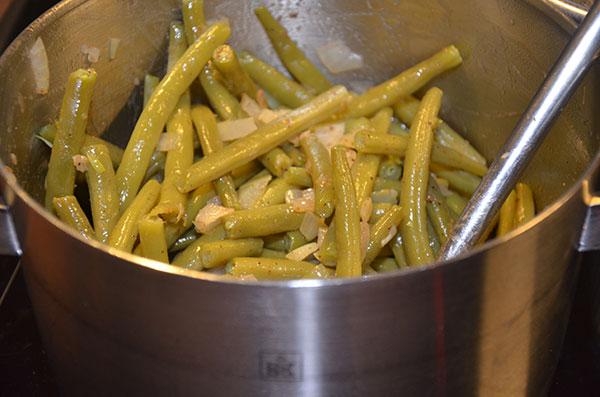 Boontjes met nootmuskaat
