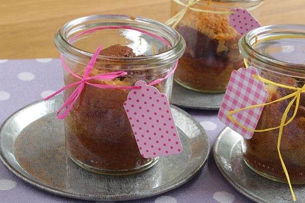 Cake in weckpotjes