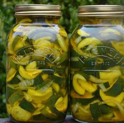 Courgette inmaken met ui