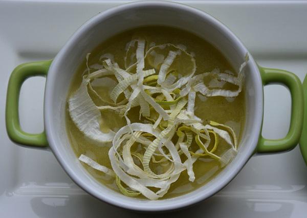 Courgettesoep met prei