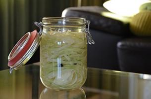 Griekse witte koolsalade