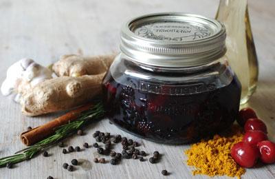 Kersenchutney met rozemarijn