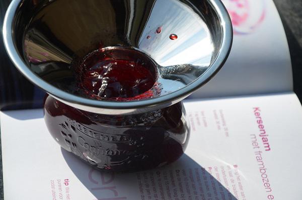 Kersenjam met frambozen