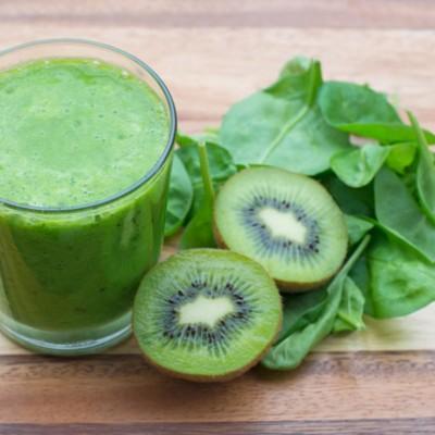 Kiwi spinazie smoothie