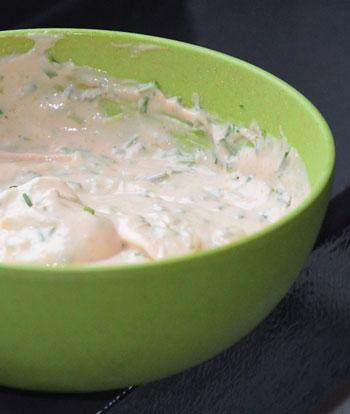 Heerlijke knoflooksaus met gedroogde knoflook
