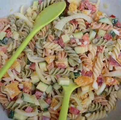 Koude pastasalade