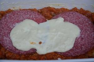 Maak laagjes voor de lasagne
