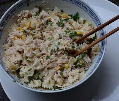 Pastasalade met tonijn