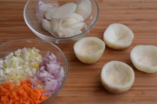 Raapjes gevuld met ricotta
