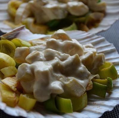 Sint Jakobsnoten met appel