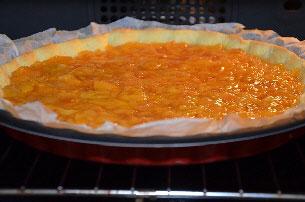 Abrikozenvlaai of smurfenvlaai maken