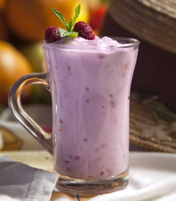 Frambozensmoothie met havermout