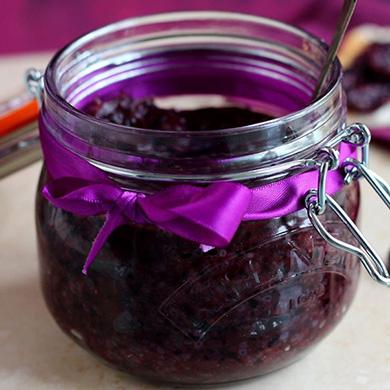 Blauwe bessenjam