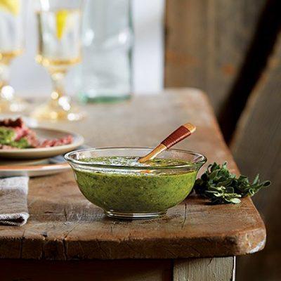 Chimichurri maken met de blender