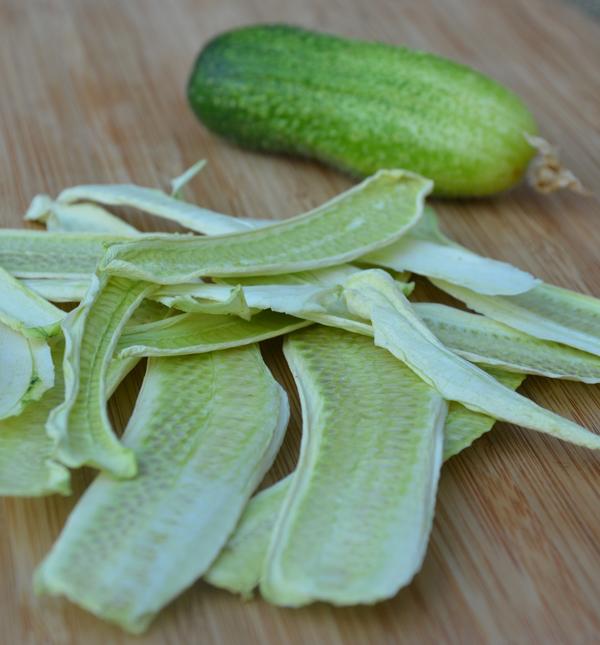 Augurken drogen