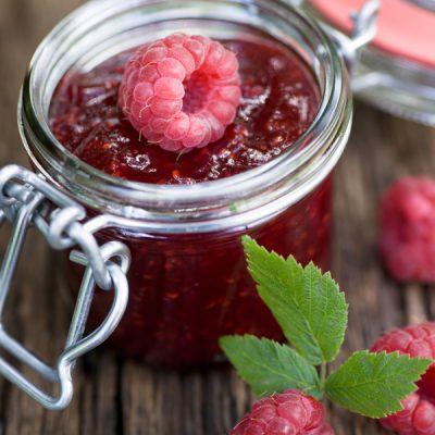 Frambozenjam zonder koken