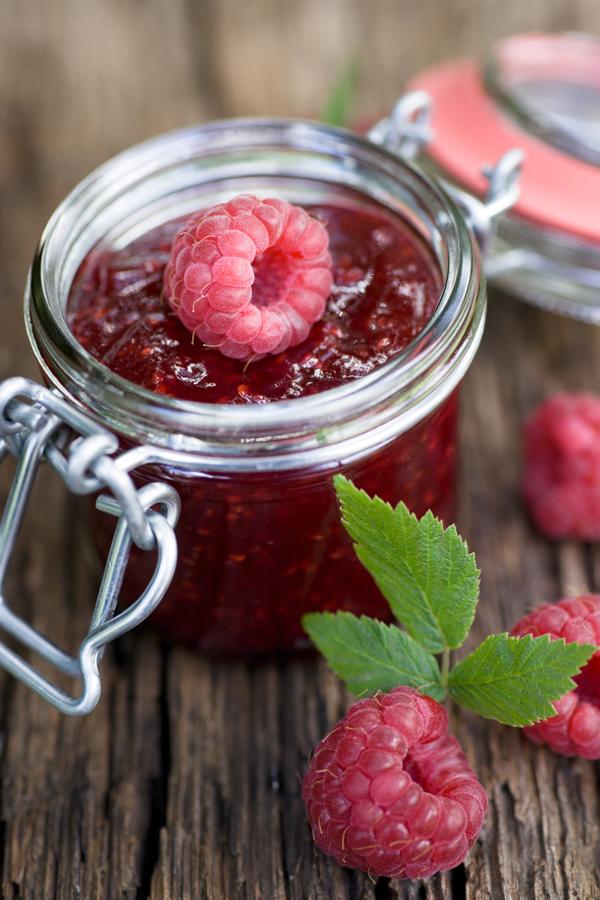 Frambozenjam zonder koken