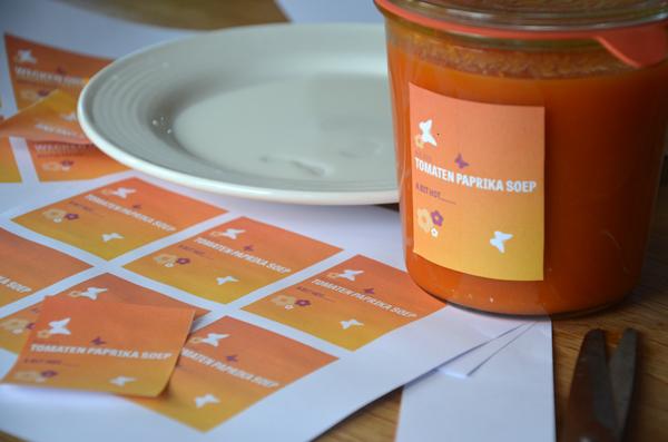 Gratis etiketten voor jampotten weckpotten flessen