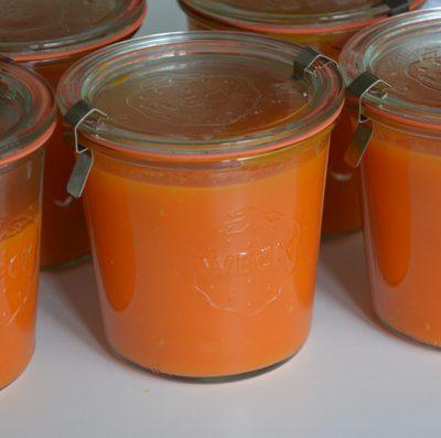 Tomaten paprikasoep wecken