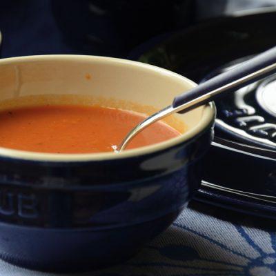 Pompoensoep met gedroogde pompoen