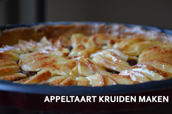 Appeltaart kruiden maken