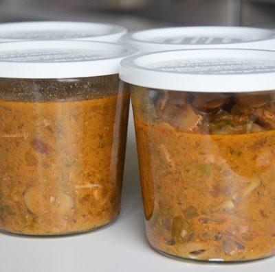 Varkensvlees met champignonroomsaus