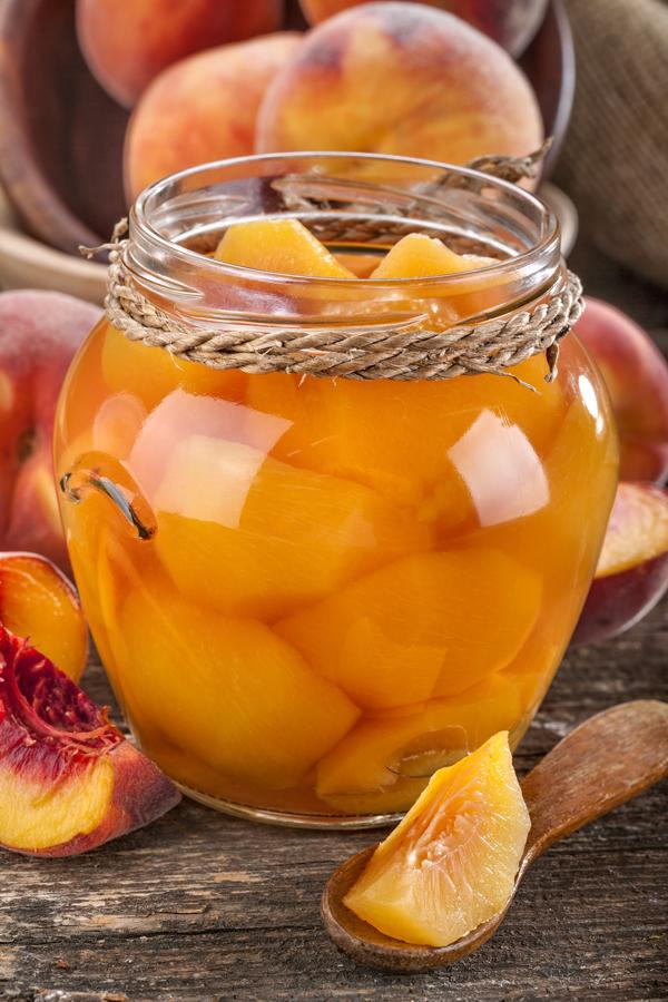 Perziken met Apricot brandy