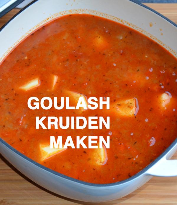 Goulash kruiden maken