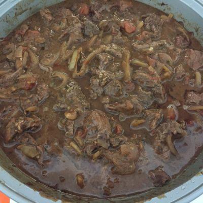 Hachee van paardenstoofvlees