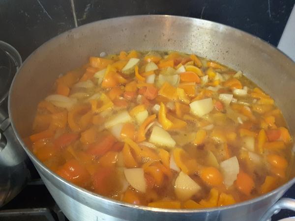 Paprikasoep wecken