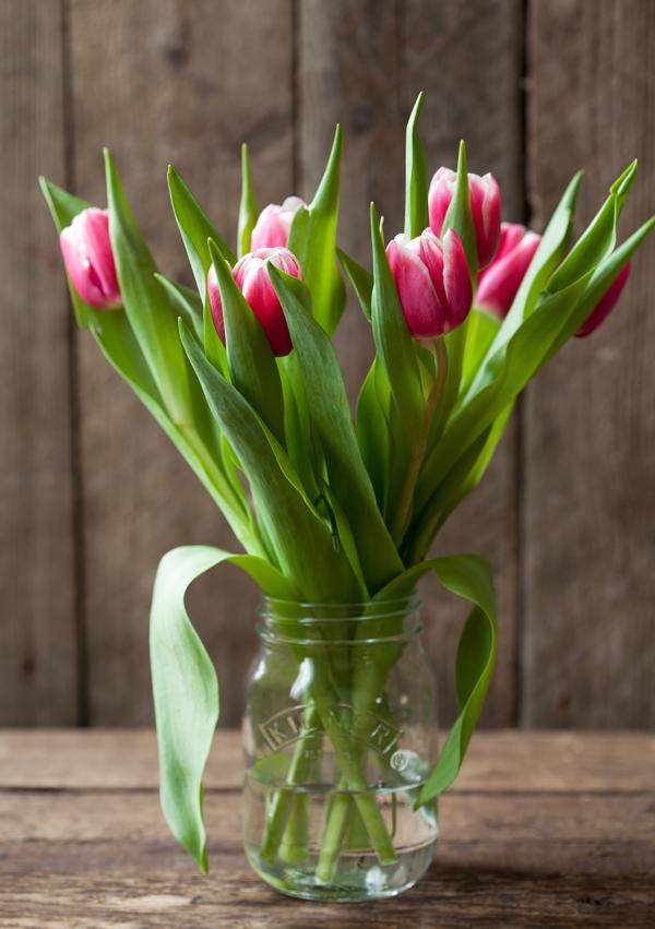 weckpot als bloemenvaas