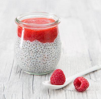 Chia pudding in weckpotje