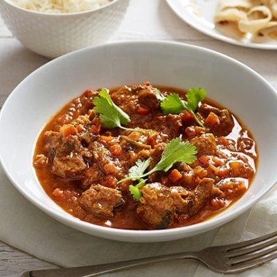 Indiase korma van rundvlees