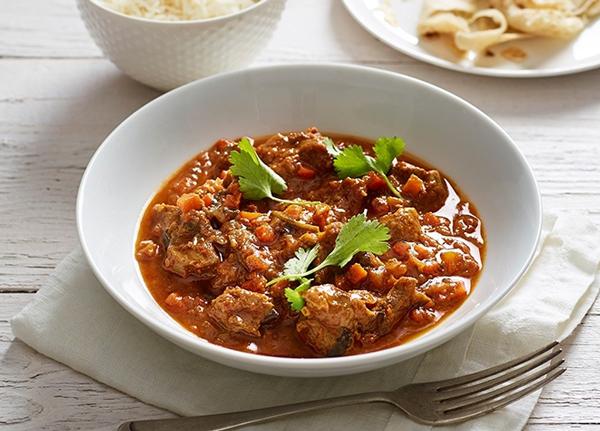Indiase korma van runds