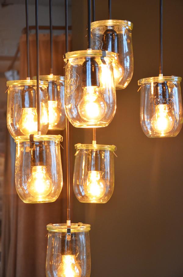 weck tulpglazen als lamp