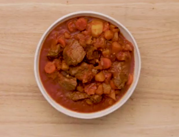 Runderstoofpot met pompoen