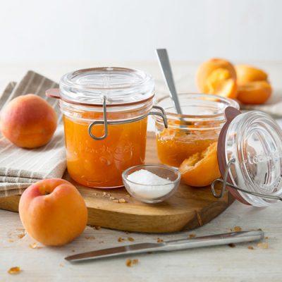 Perzik jam Perzik confituur maken met mango