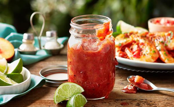 Tomaten- pruimen salsa
