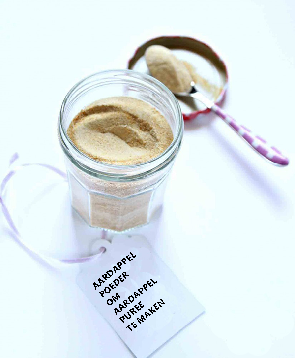 Aardappelpuree drogen