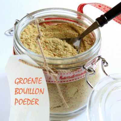 Groentebouillonpoeder maken