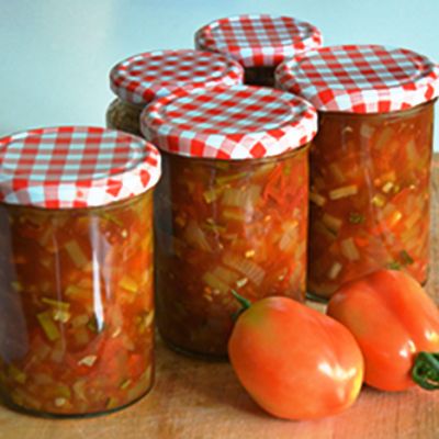 tomaten courgette chutney
