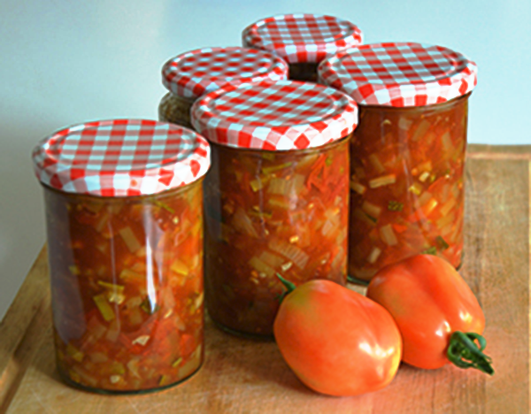 Tomatenchutney met courgette