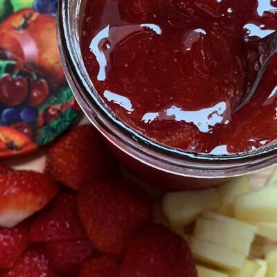 aardbeien appel confituur